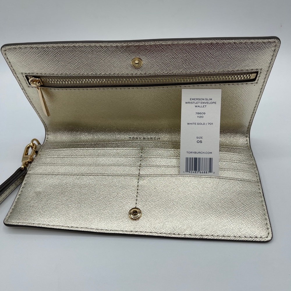 TORY BURCH - Emerson Slim Wristlet envelope Wallet - Picture 2 of 4
